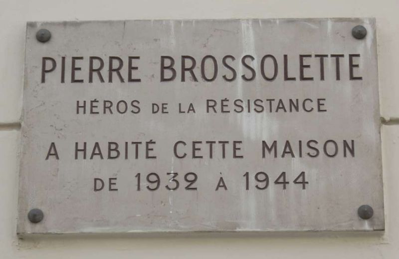 Domicile Pierre Brossolette Paris