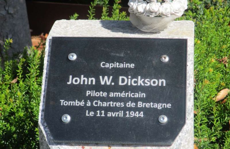 Crash P-47 John W Dickson